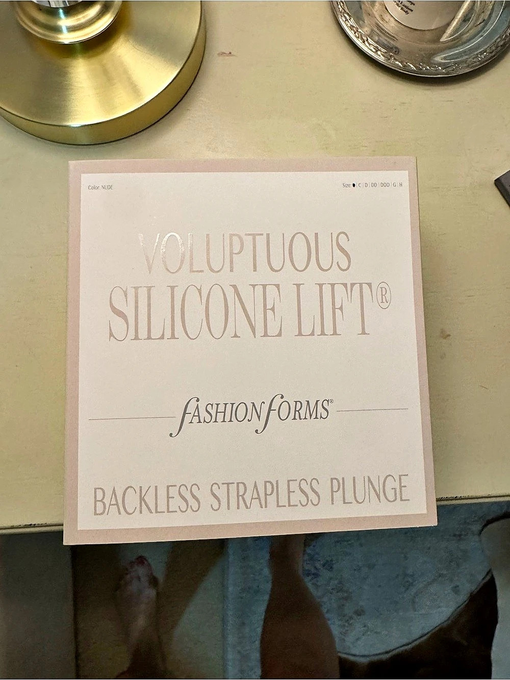 Fashion Forms Voluptuous Silicone Lift Backless Plunge B Cup
